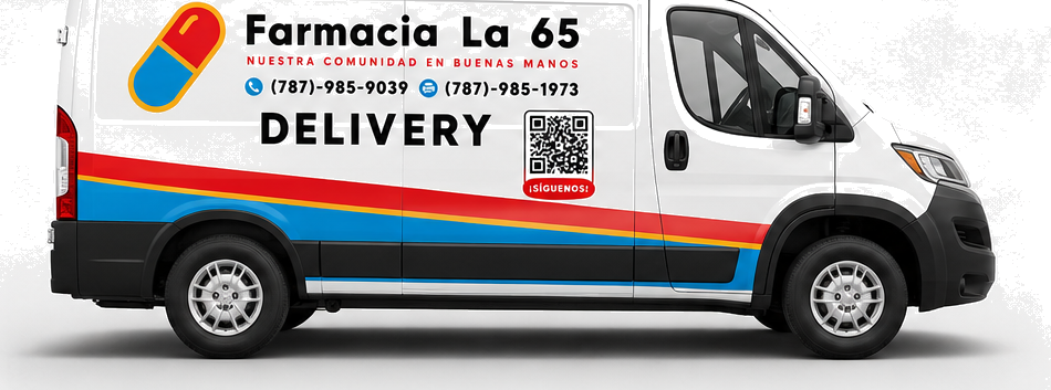 Guagua de delivery Farmacia La 65